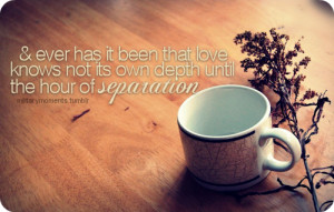 In this one I wrote about my feelings about our first deployment ...