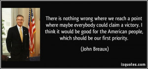 nothing wrong where we reach a point where maybe everybody could claim ...