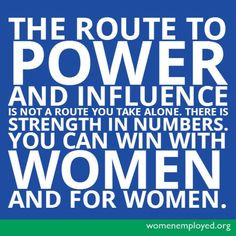 Rebecca Sive (quoted above) discussed how women can build power ...
