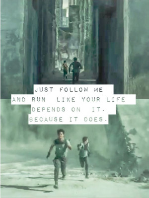 , Runners Quotes, The Maze Runner Minho Quotes, The Maze Runners ...