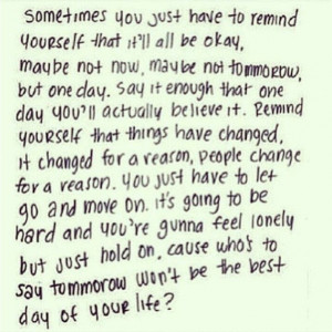 It'll all be okay. Quote