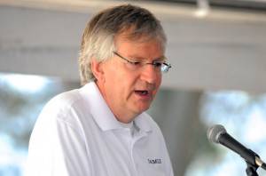 John Kitzhaber Charlie Hales Martin Daum Daimler headquareters