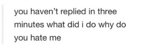 why do you hate me