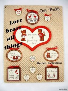 ... -Bears-All-Things-Cross-Stitch-Pattern-Book-Dale-Burdett-Love-Sayings