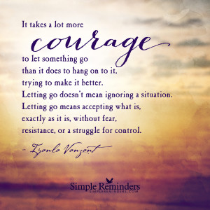 Courage to let go by Iyanla Vanzant