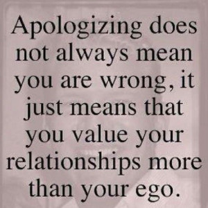 ... than your ego - especially important when it comes to family members