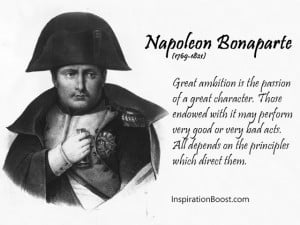 Napoleon Bonaparte Direct Quotes