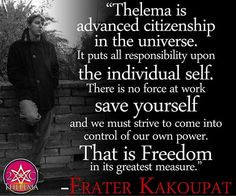 Thelema Quotes | Thelema Quotes shared 2nd Century Thelema 's photo ...