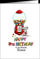 Happy Birthday 8th Birthday Godson - Eighth Birthday, 8 card - Product ...