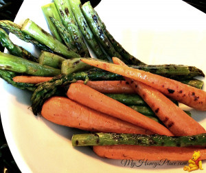 Grilled Asparagus and Carrots