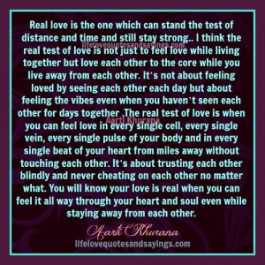 The Test Of Real Love...