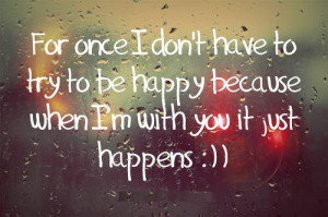 im happy without you quotes