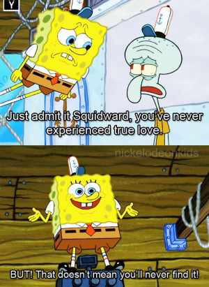 spongebob love quotes