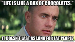 Life is like a box of chocolates – It doesn’t last as long for fat ...