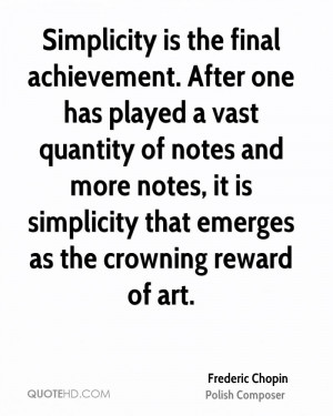 Frederic Chopin Quotes