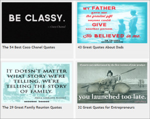 Curated Quotes offers a superior way to find quotes online.
