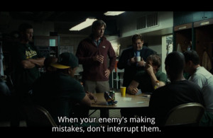Moneyball Movie Quotes Moneyball. february 4; , 2012