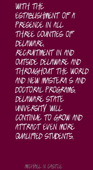 Delaware State University Quotes