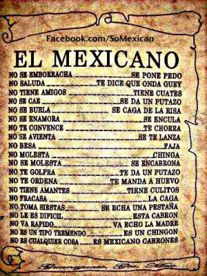 el mexicano # mexican # quotes # funny 16 notes