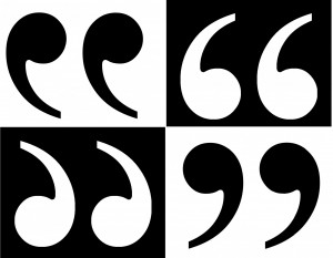 Quotation Marks by Elisa Fiore