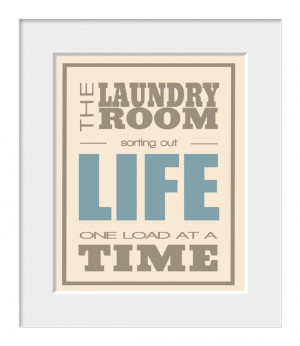 -Laundry Room-Wall Decor-Kitchen Print-The Laundry Room, Sorting Out ...