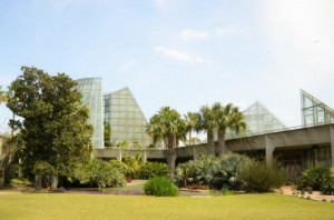 Lucile Halsell Conservatory at the San Antonio Botanical Garden (1988 ...