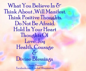 What you believe in...