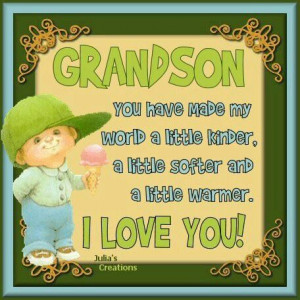 Proud of Grandson Quotes | love my grandson's