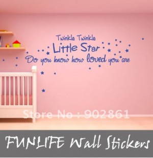 ... piece drop ship-Wall Quote Room Twinkle Twinkle Little Star for Kids