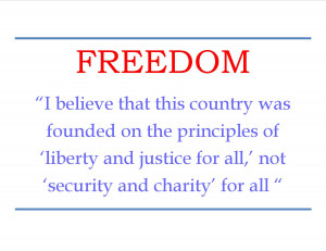 ... and understands that with that freedom, comes a large responsibility