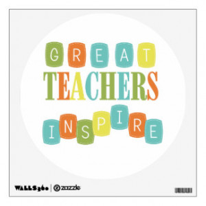 Great Teachers Inspire Wall Skin