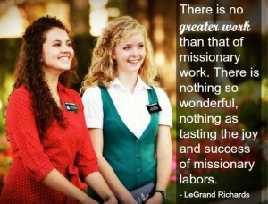 No Greater Work #mormon #missionaries #missionarywork #gospel #lds