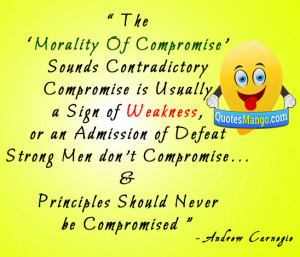 man compromise quotes image