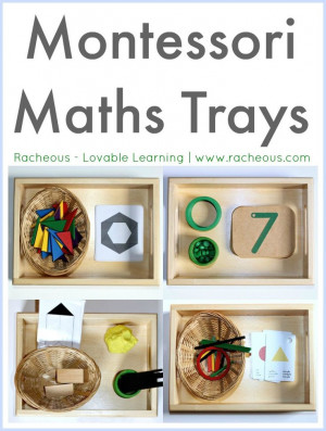 Montessori Maths Trays Racheous - Lovable Learning