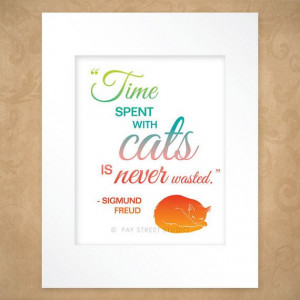 Time Well Spent with Cats! ★ Inspirational Cat Quote ★ by ...
