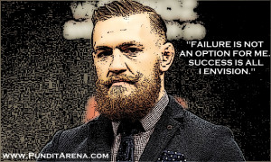 McGregor doesn’t see failure as an option.