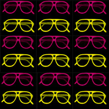 Nerd Glasses Background