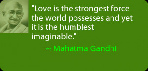 daily positive thoughts quote from mahatma gandhi