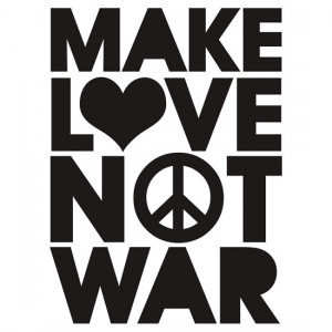 TShirtGifter presents: MAKE LOVE NOT WAR
