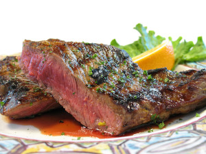 Lightly brushgrill grate with oil. Place steaks on the grill, and ...