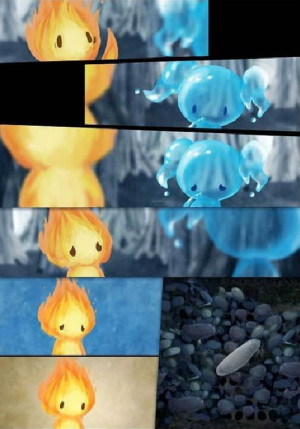 Love Story of Fire and Water / Art