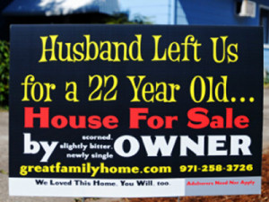 Scorned' Mom Whose Cheating Ex 'For Sale' Sign Went Viral Is Shocked ...