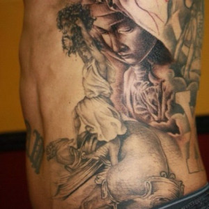 David vs Goliath #tattoo #throwback (Taken with instagram )