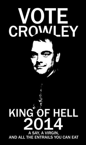 15.00: Vote Crowley, Supernatural Tshirt, Things Supernatural, Crowley ...