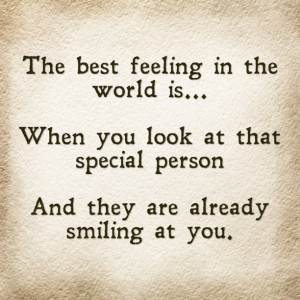 The Best Feeling In the World… (Quote)