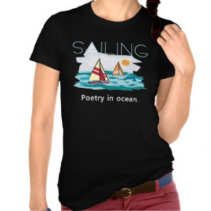TOP Sailing, Poetry in Ocean Tshirt