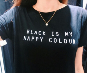 shirt black t-shirt grunge hippie hipster style fashion black is my ...