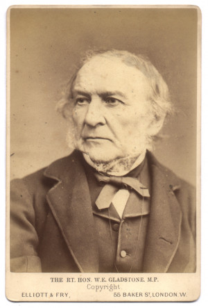 William Ewart Gladstone (1809-1898) was four times Prime Minister to ...