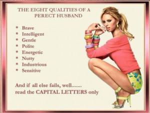 The eight qualities of a perfect husband