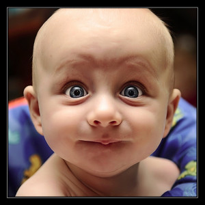 Funny Baby Face wallpaper